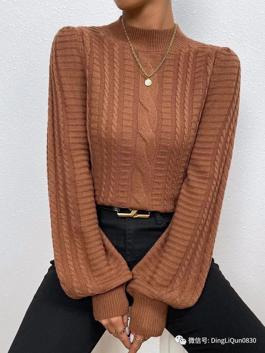 棒针毛衣编织款式女士图片大全,针织简单织法