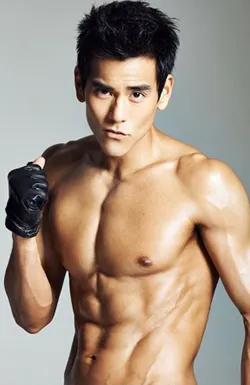 所有明星腹肌照合集,健美明星写真图片