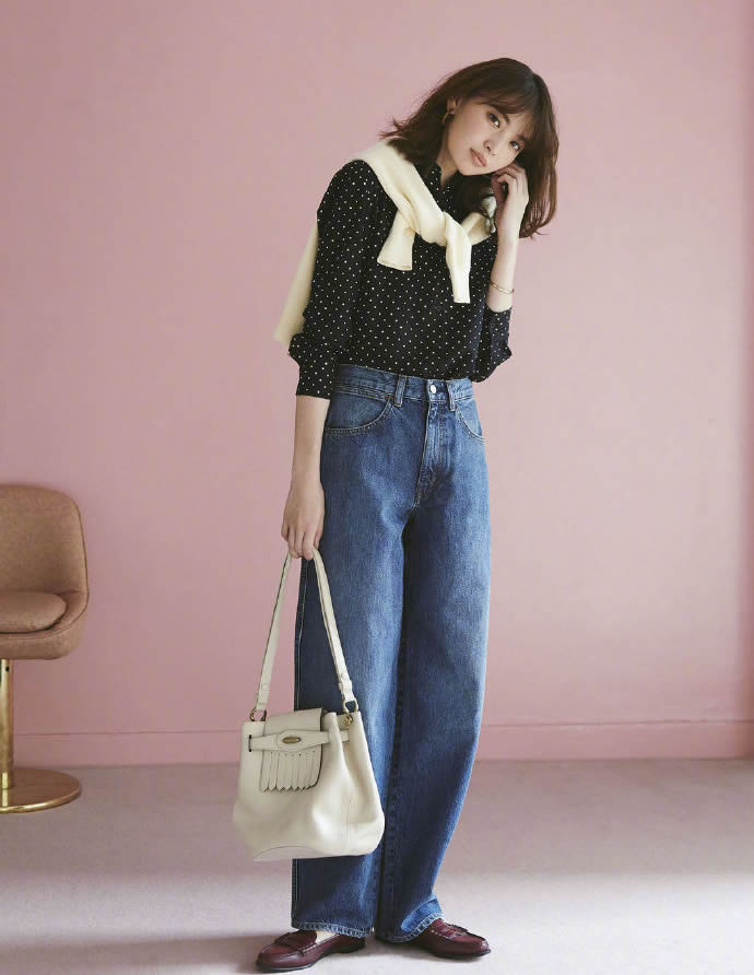 如获至宝的阔腿裤穿搭精髓,一年四季窄版阔腿裤穿搭