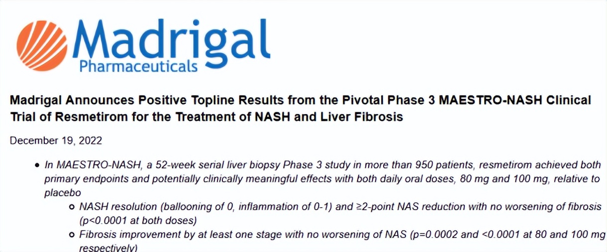 NASH领域突破！有Biotech股价涨300%，歌礼、福瑞、泽璟、众生等迎“黄金期”
