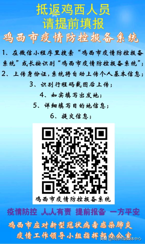 鸡西市疫情防控中心热线电话,紧急预警提示