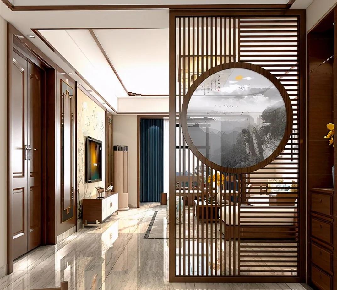 拉丝玫瑰金玄关屏风隔断,玫瑰金不锈钢屏风