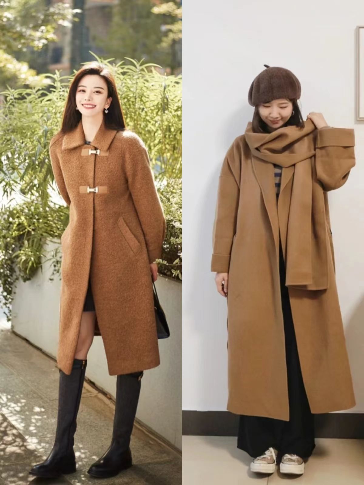 想穿的休闲大衣应该选择什么颜色,双面呢大衣穿什么颜色显高级感