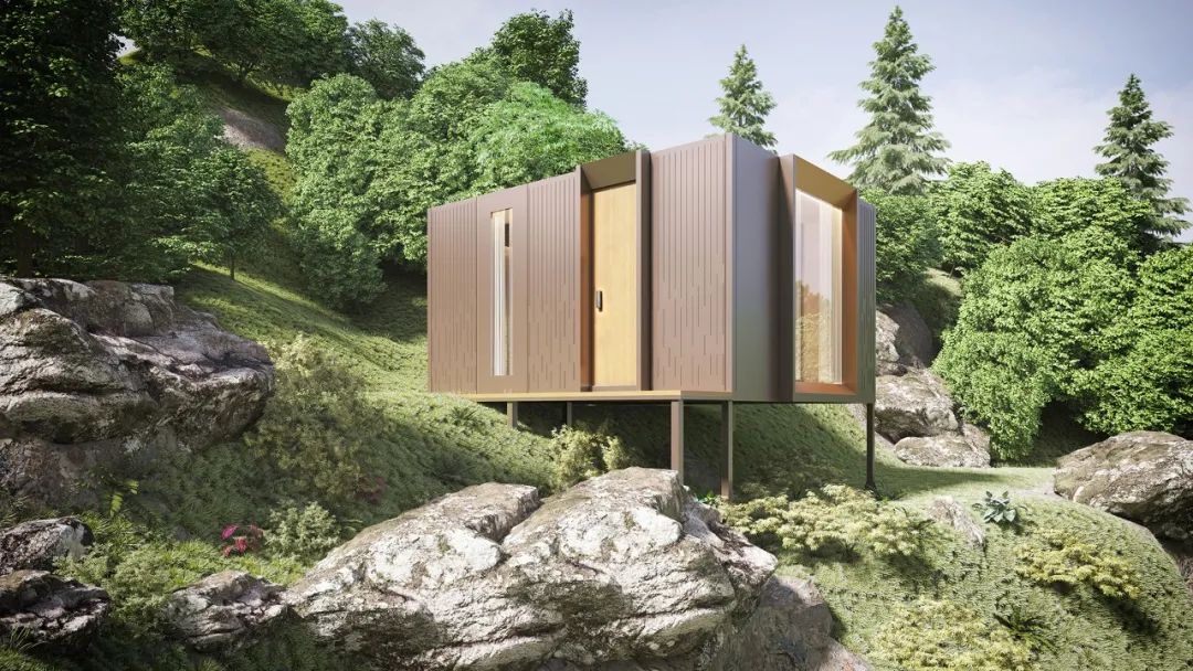 他只用了一星期，建成一座「可移动的房子」，上山下海睡遍世界