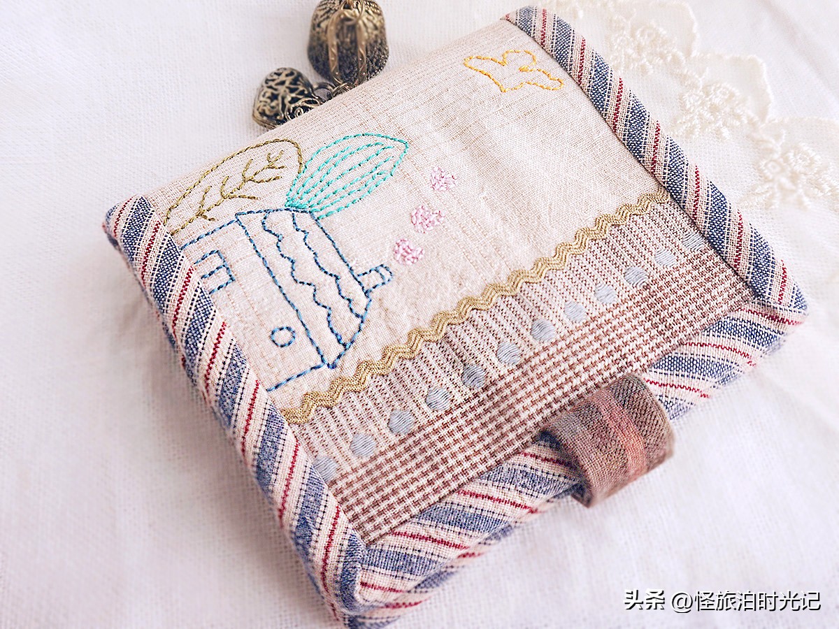 自制多层布艺钱包,自制钱包布艺