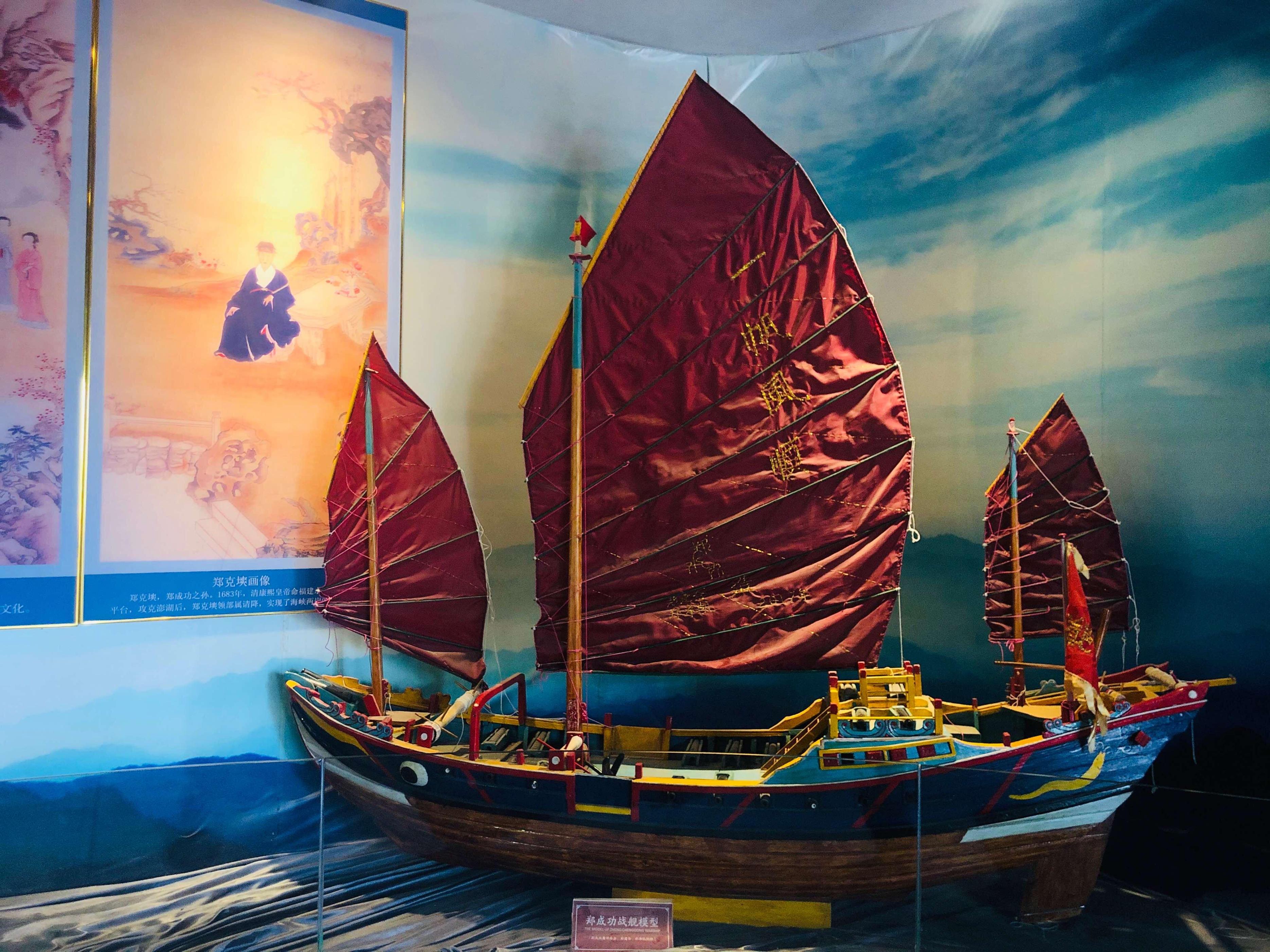 中国首创风帆动力船,中国第一艘大帆船