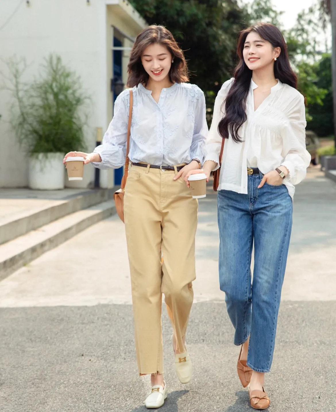 夏日闺蜜日常穿搭模板,夏季闺蜜装穿搭时髦可爱