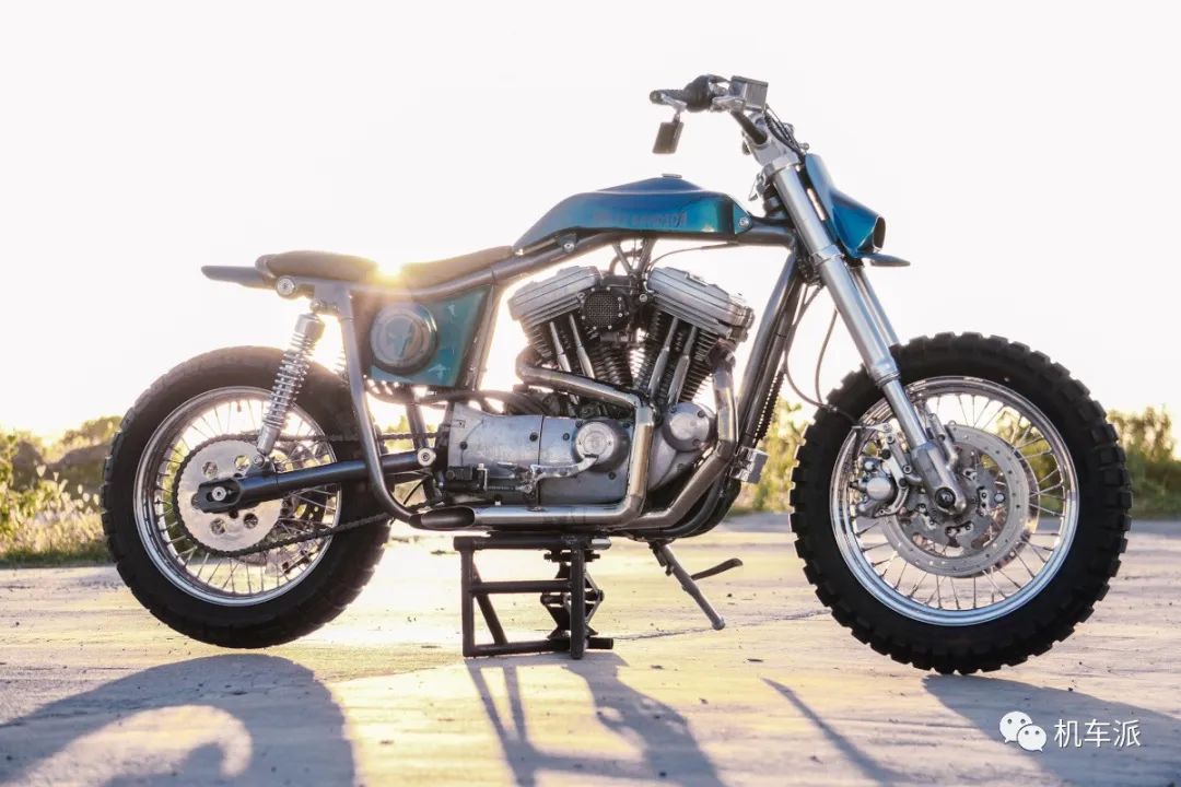 定制|来自望加锡的小怪兽哈雷XL1200Tracker欣赏