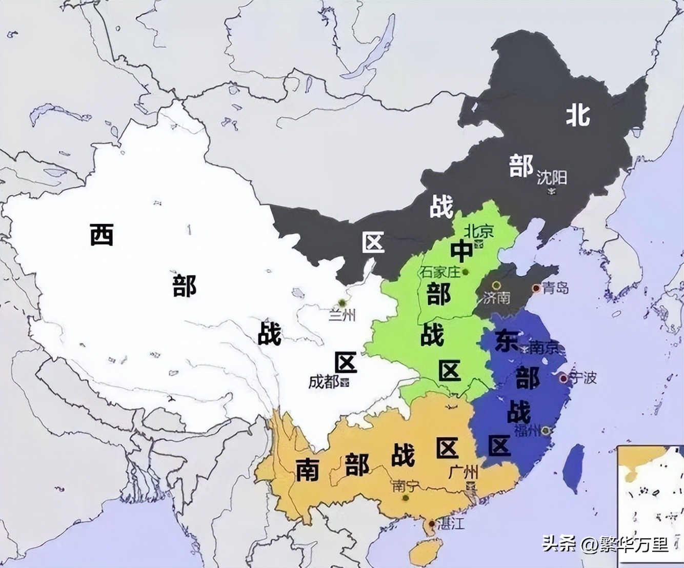 西部战区陆军司令部组织结构,西部战区兰州驻扎了哪些部队