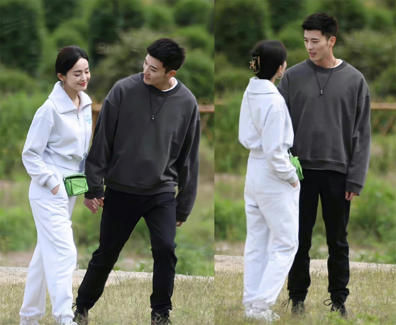 杨幂娜扎同系列套装,杨幂娜扎抢眼