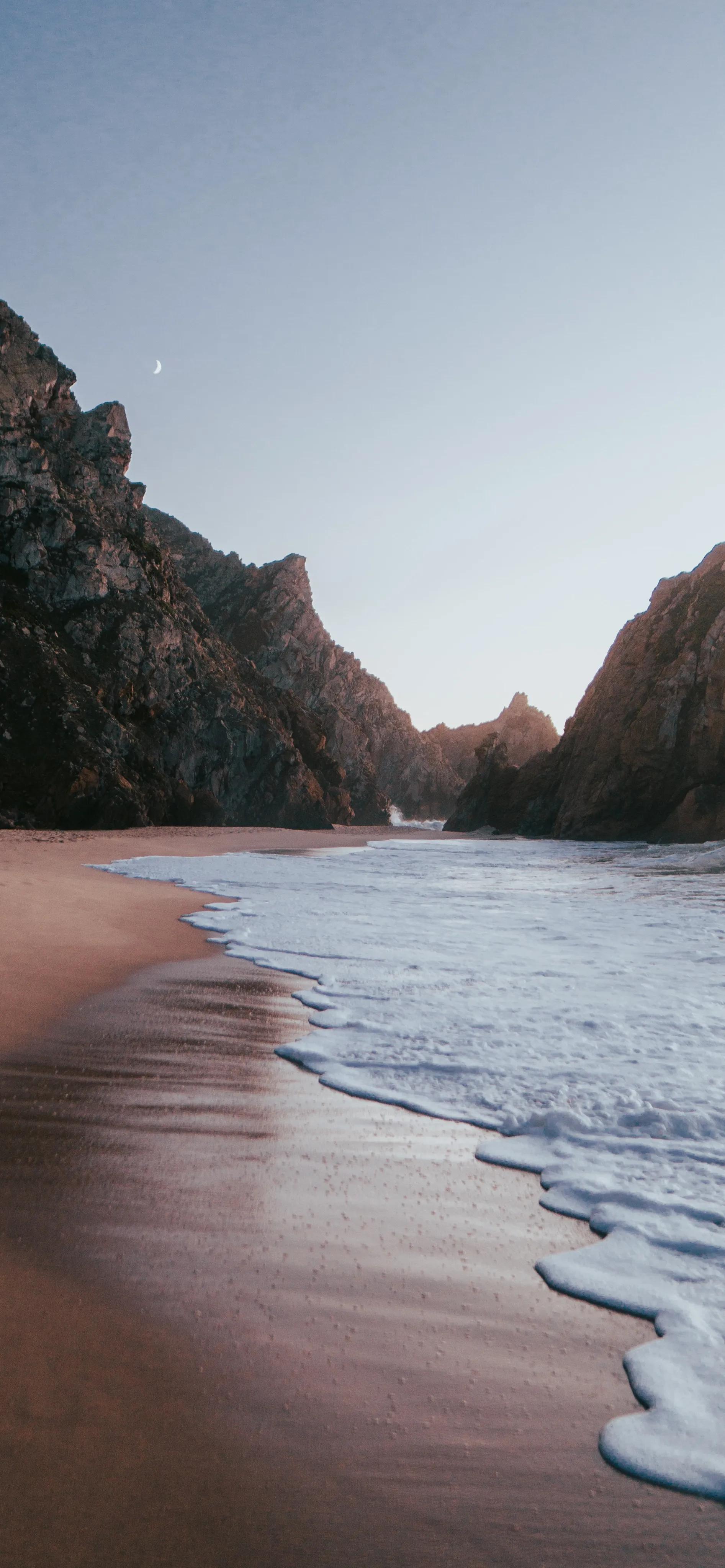 海洋岛屿壁纸高清全屏,海浪沙滩壁纸全屏高清