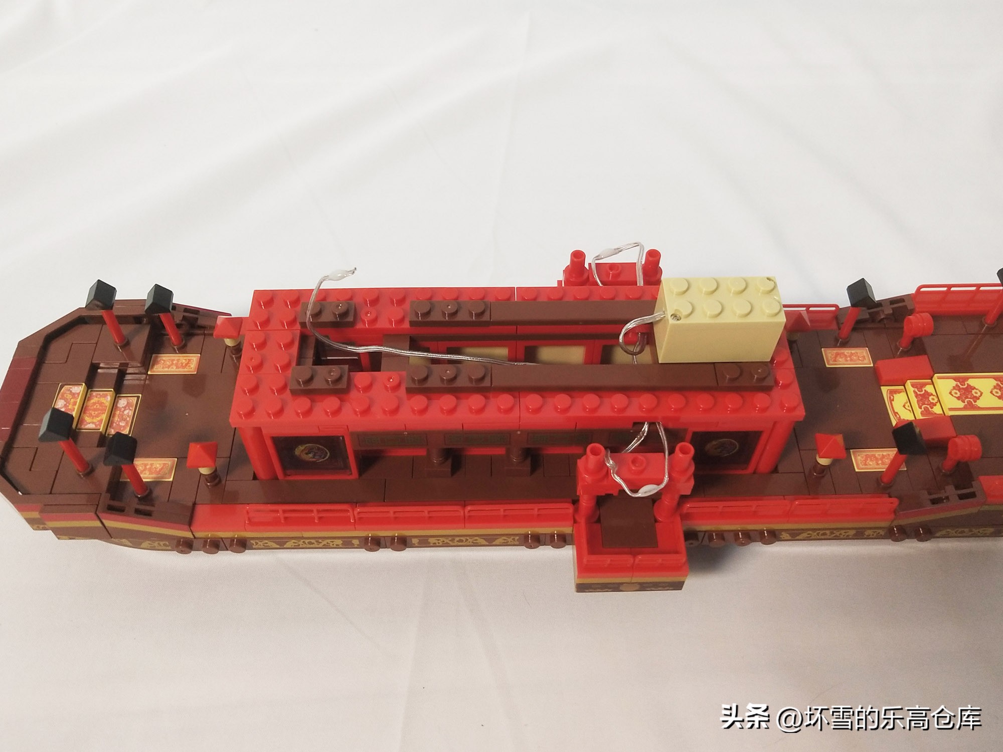 拼搭森宝积木,森宝积木故宫角楼拼搭过程