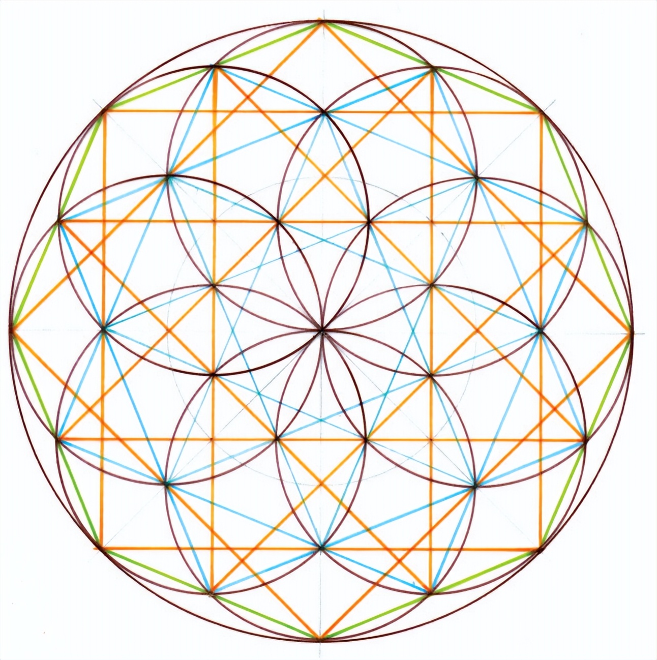 几何之花2：圆的内部分裂