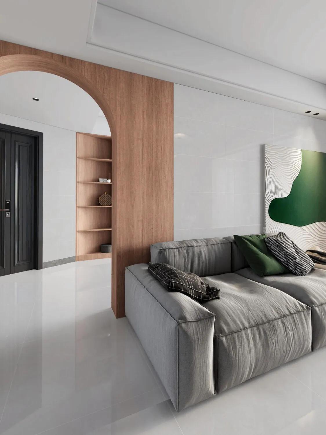 卫生间大理石通铺效果图,北欧风格白灰色水磨石效果图大全