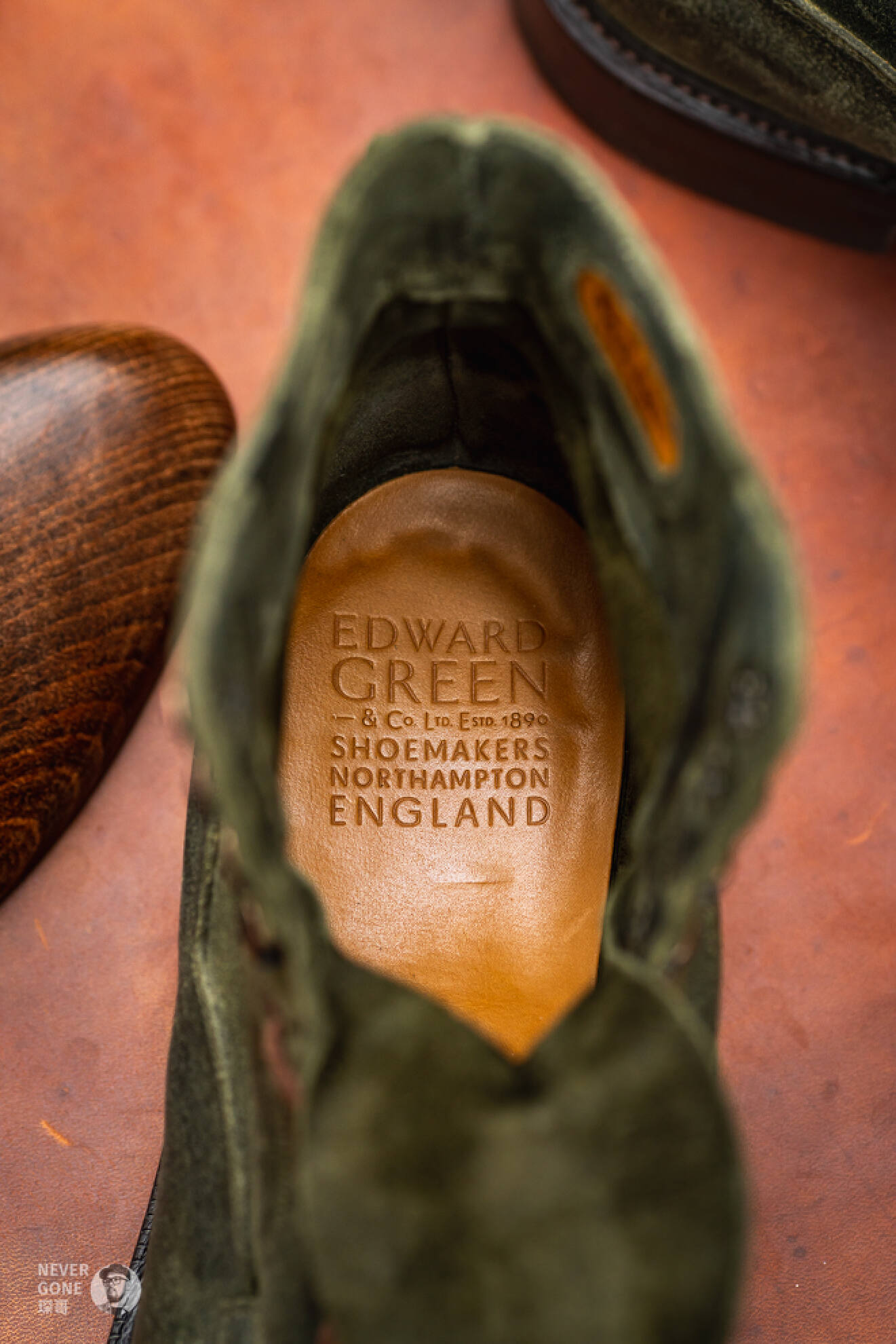成功集邮EdwardGreen咔叽村靴：蜡翻毛Galway