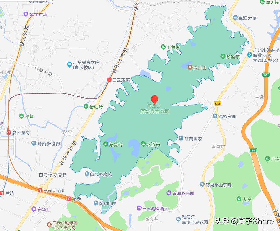 广州白云山小众公园,广州白云山原始森林公园旅游攻略