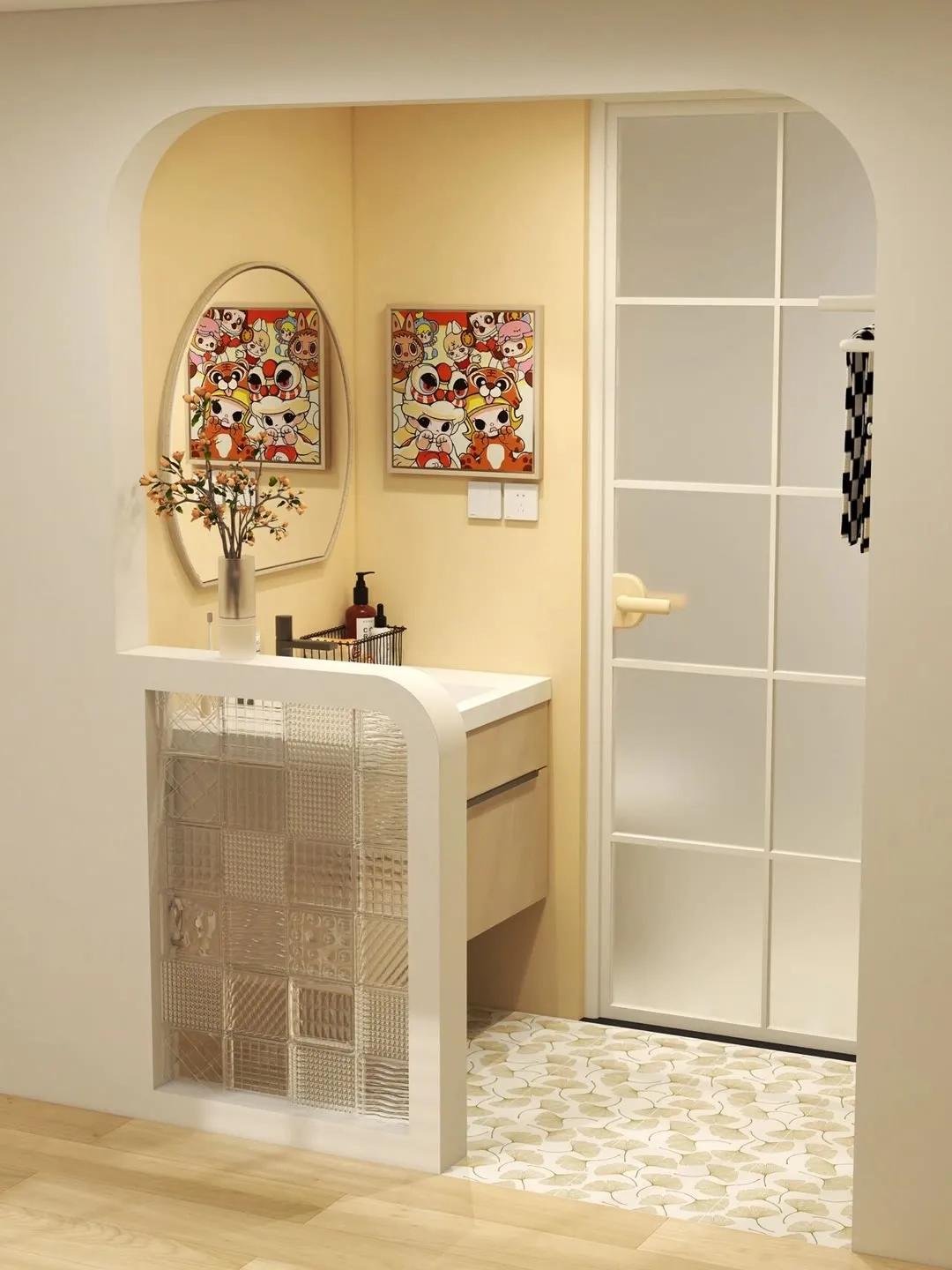 卫生间玻璃隔断做多高,2024年卫生间玻璃隔断最流行款式