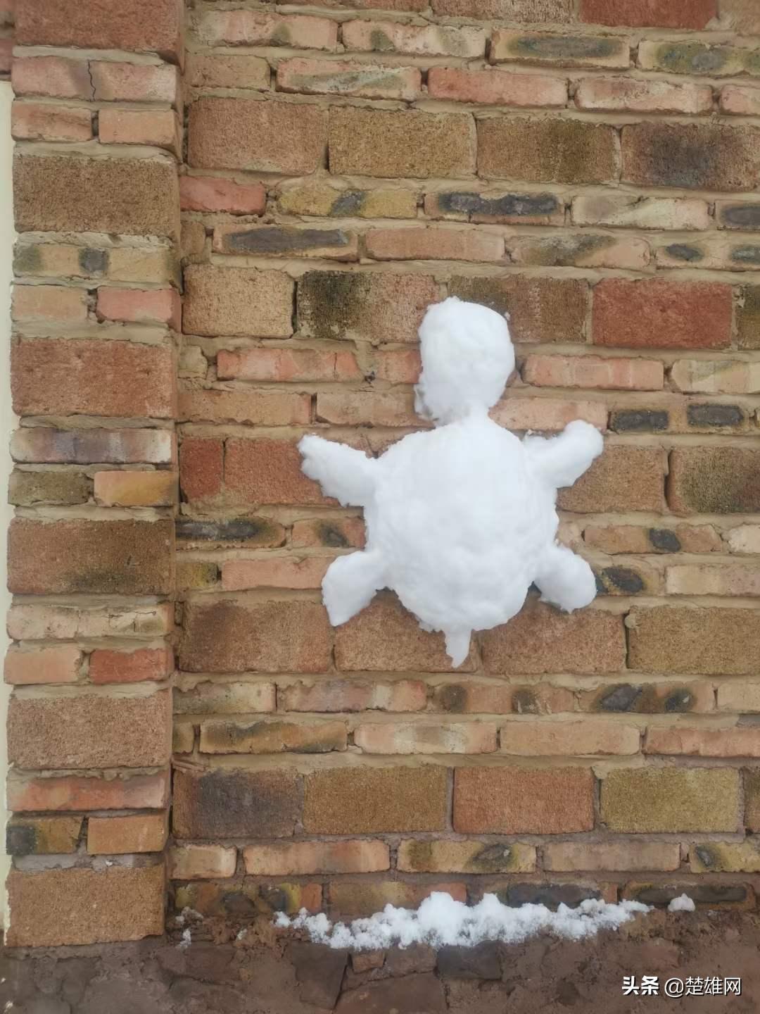 堆雪人大赛现场,楚雄花式雪人