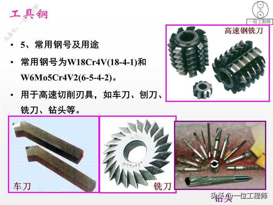 3种工具钢图解，刃具、模具和量具钢，64页介绍工具钢结构和特点