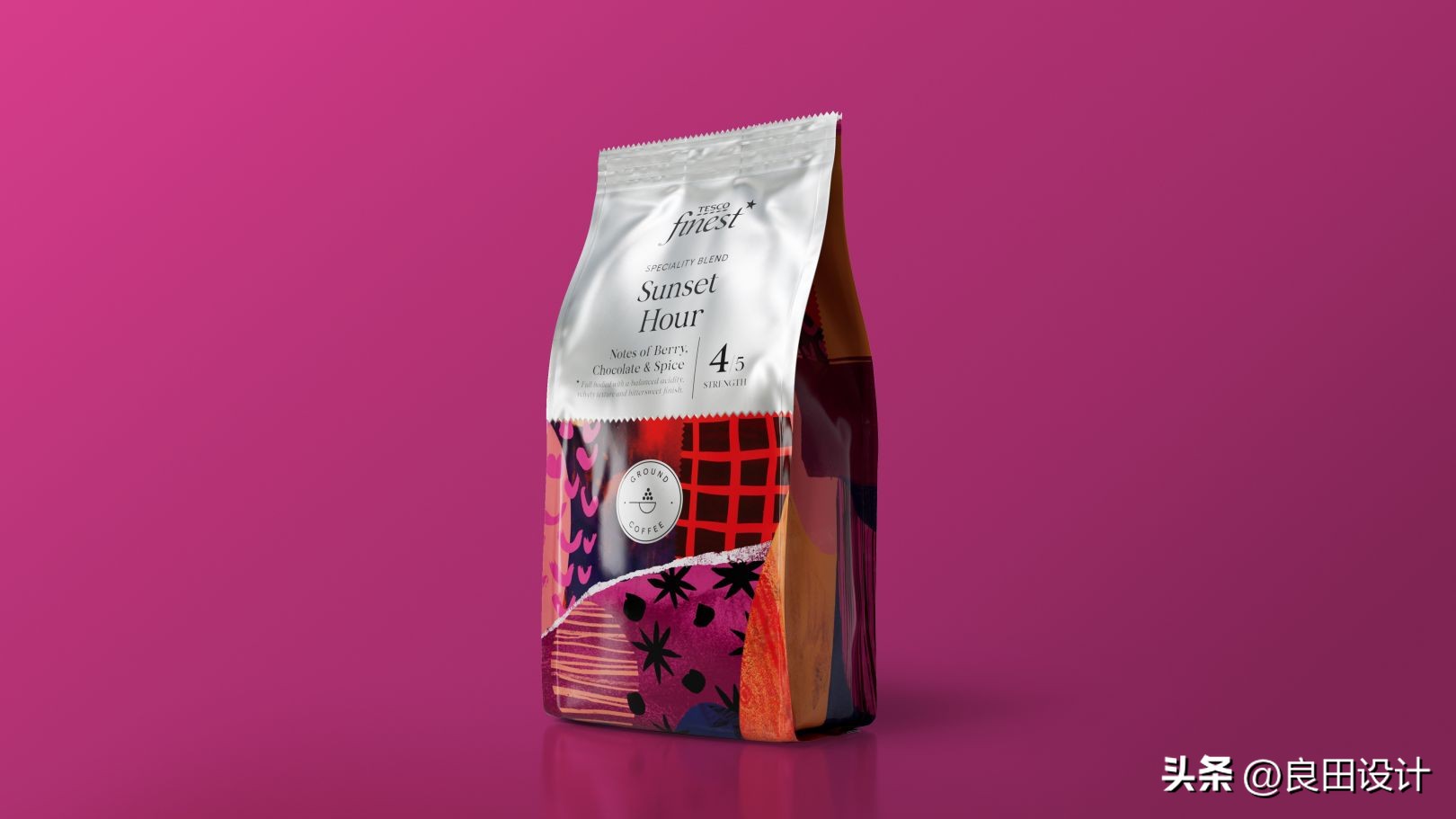 “负担得起的奢侈品”Tesco Finest Coffee 咖啡包装设计