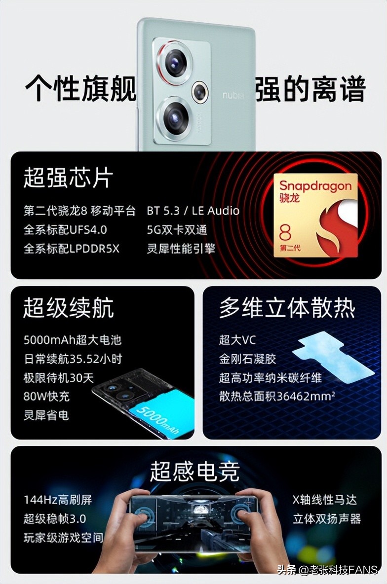 努比亚骁龙8gen3价格,努比亚骁龙8gen3新机