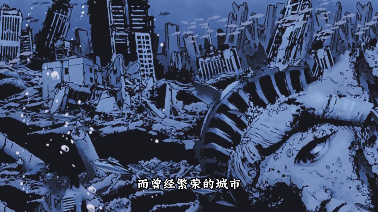 在这个深海巨兽统治的世界，人类被当做食物来狩猎#画涯