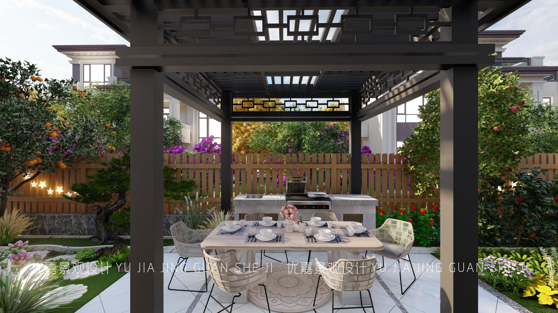 2.5米宽8米长的小院设计效果图,长9米宽4米小院如何设计