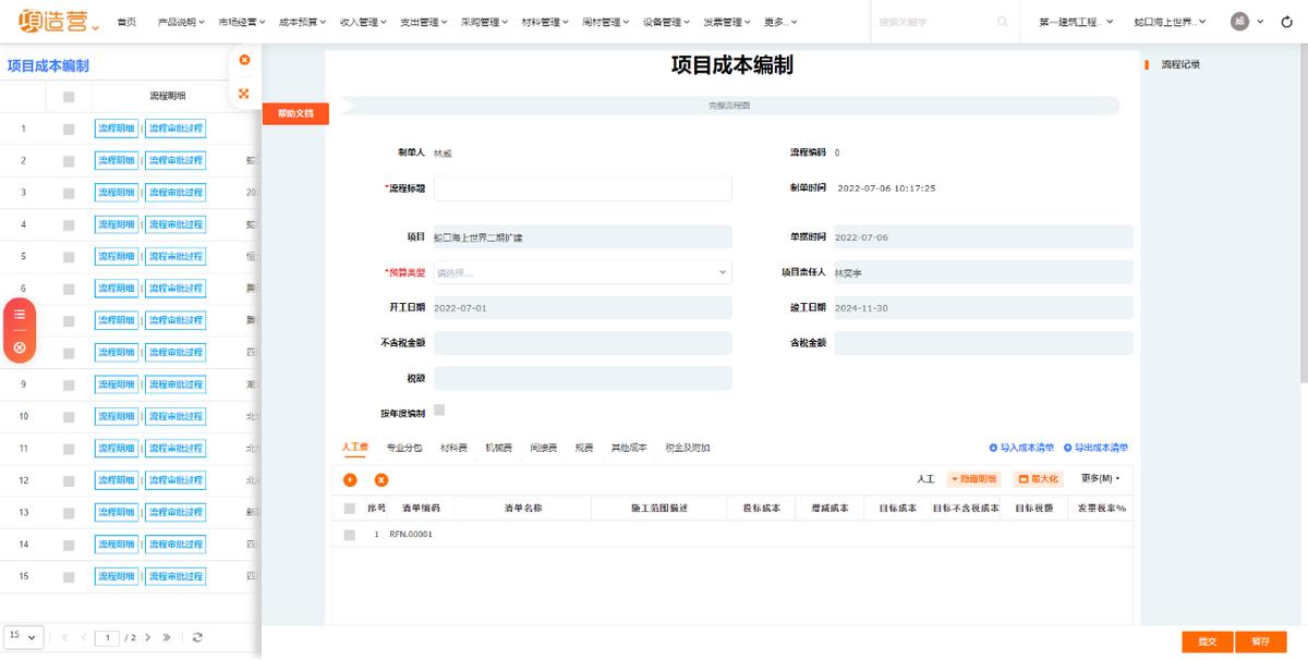 信息化项目成本管理动作,信息化项目成本估算