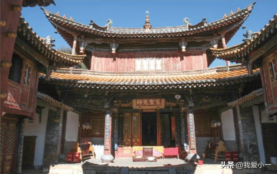 云南昆明古建筑群图,云南省昆明市官渡古镇古建筑