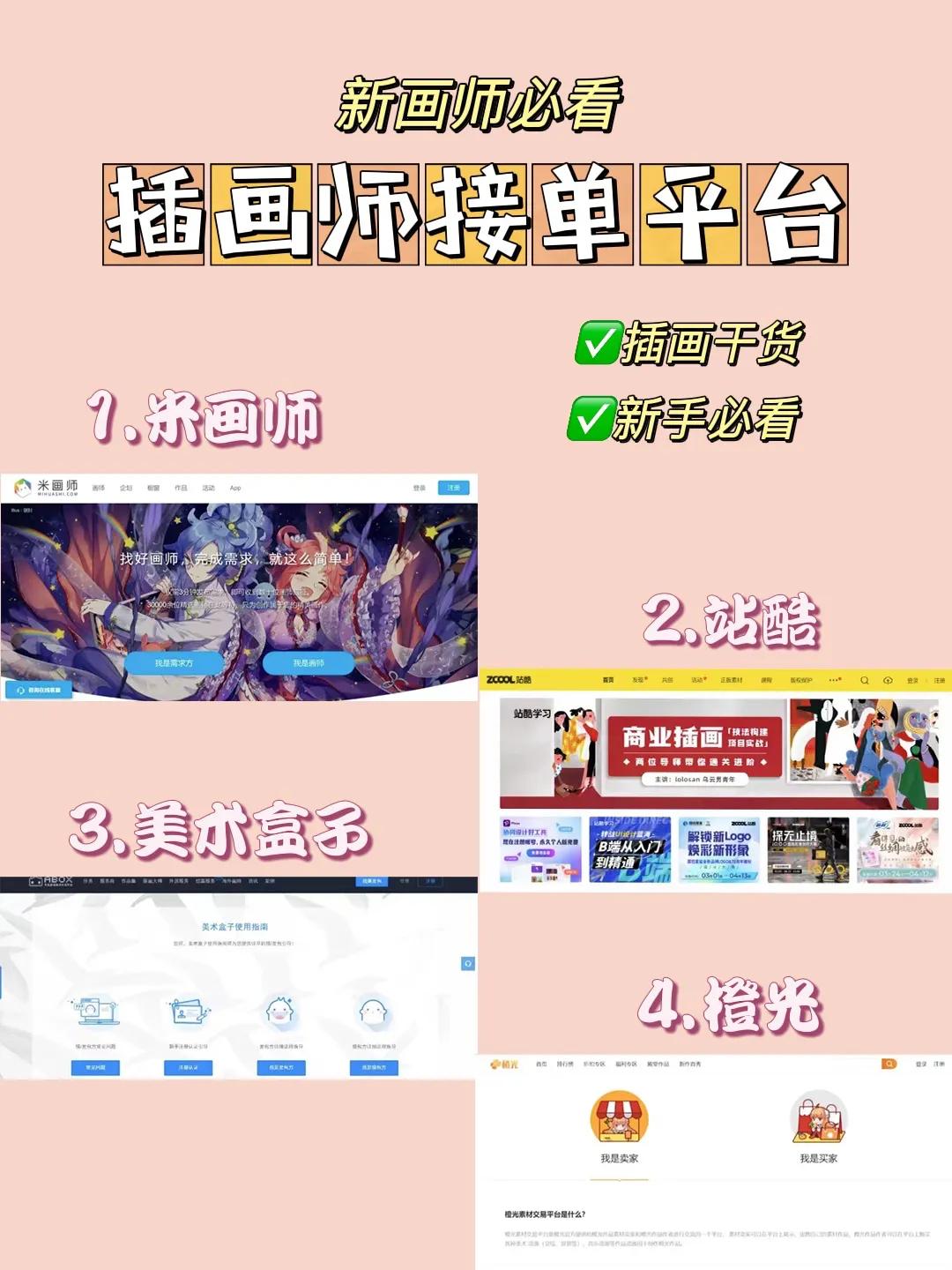 最适合新手的插画签约平台,插画师常用的接单平台靠谱