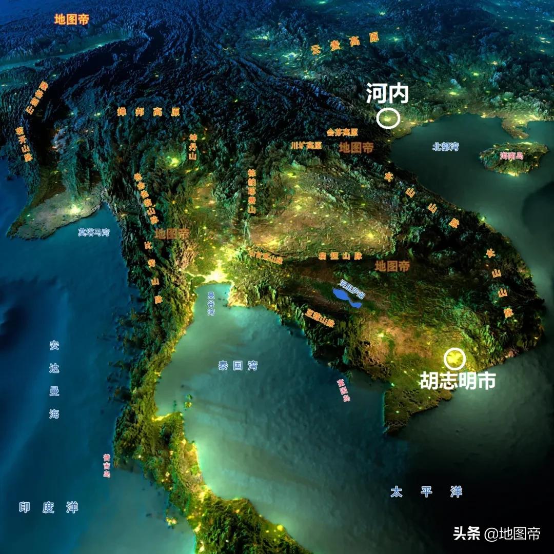 河内和胡志明谁是首都,越南古代为什么不定都谅山呢