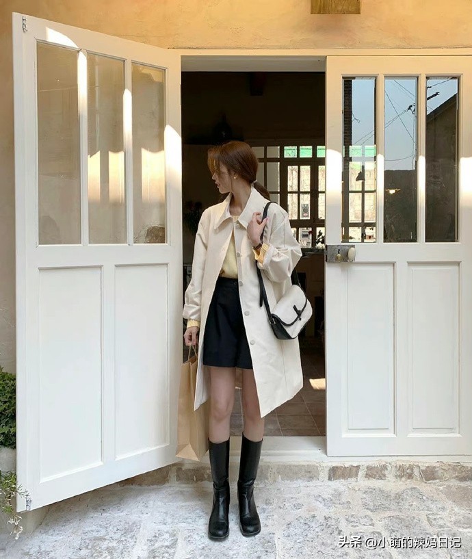 小个子穿高帮厚底小白鞋好看吗,矮个子的鞋子显高显脚小白鞋