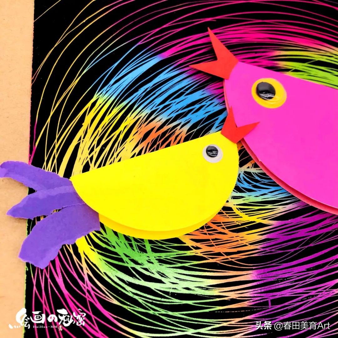 教程丨少儿美术课程《孵蛋的鸡妈妈》