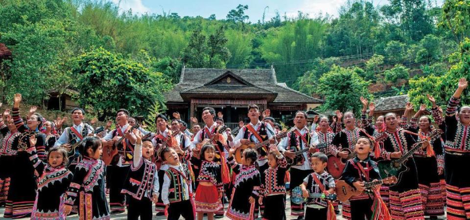 云南澜沧大山深处,云南澜沧边境乡村