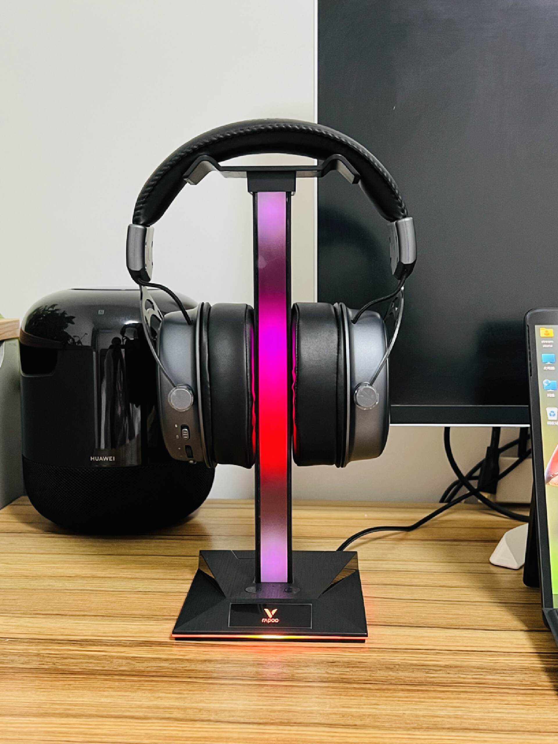 雷柏vh800游戏耳机深度拆解,雷柏VH800双模无线游戏耳机