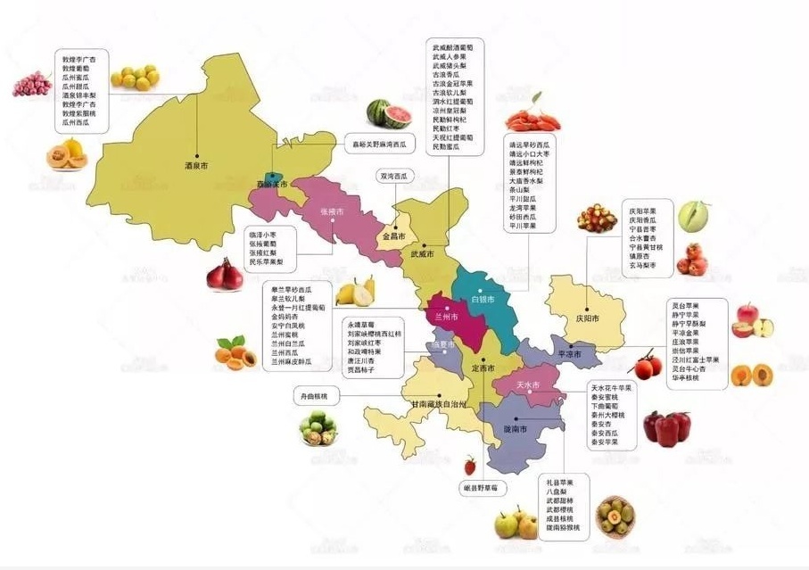 甘肃这边的水果,甘肃的水果少吗