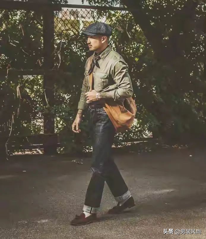 冬季军绿色夹克外套男士,军绿色夹克外套怎么搭配女