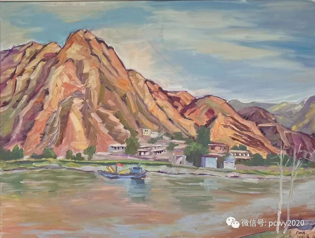 平川野麻滩岩画,东北专门画野草的画家