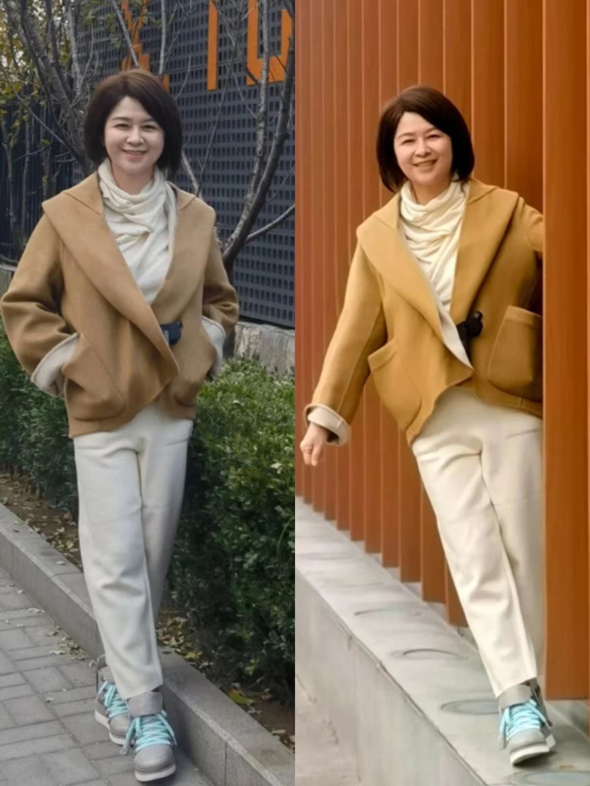 老年人穿着打扮要得体,40岁老阿姨怎么穿搭好看