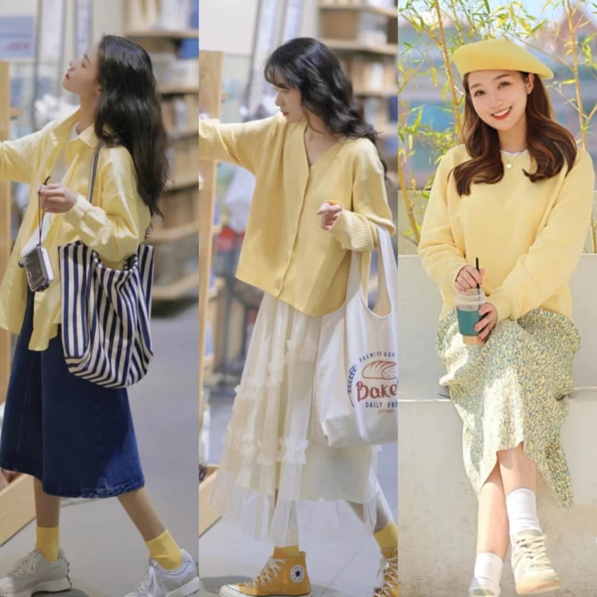 时髦小姐姐教你温柔风穿搭,超实用时尚的同色系穿搭