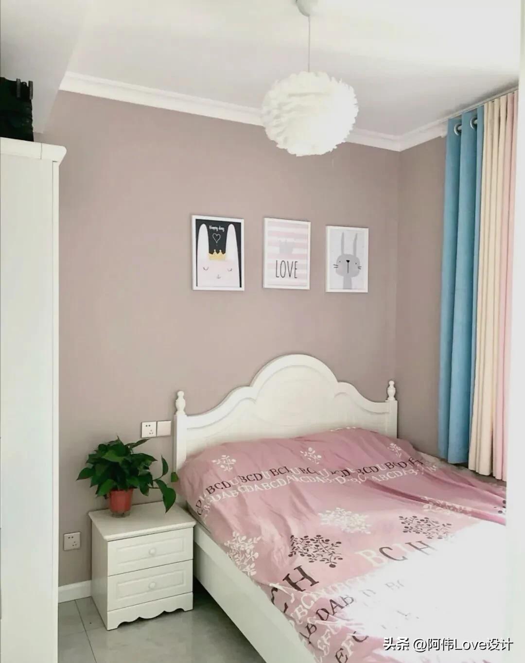 卧室刷墙颜色搭配,立邦漆卧室颜色搭配