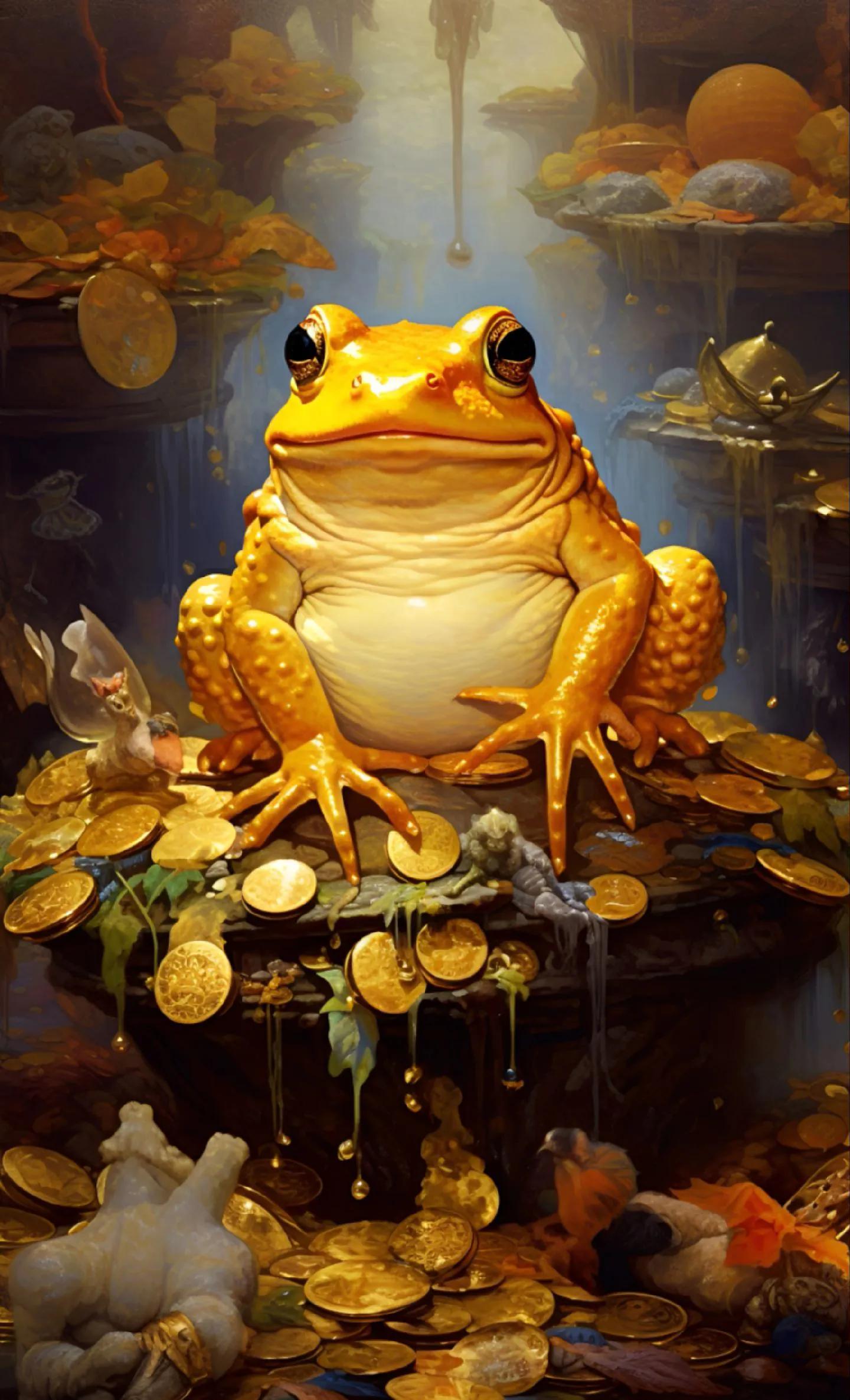 男士专用壁纸金蟾,金蟾纳财壁纸