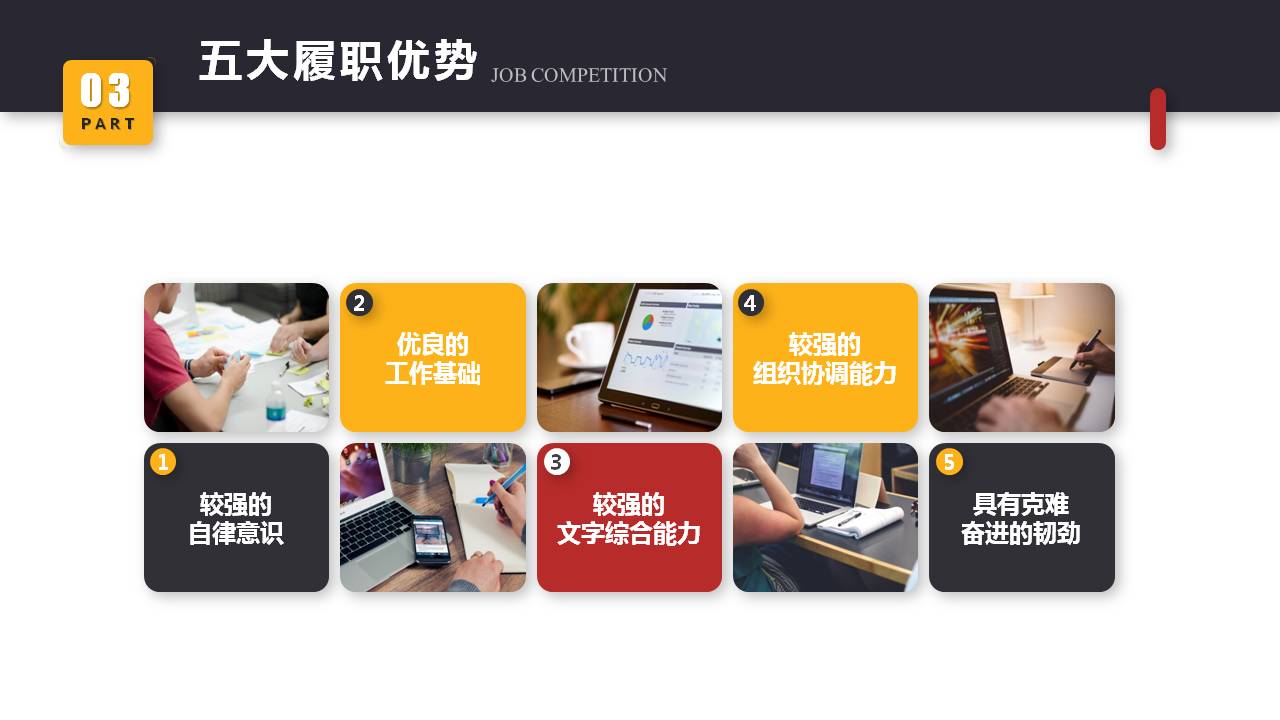 竞聘述职报告ppt免费模板,大气简约蓝色竞聘岗位ppt模板