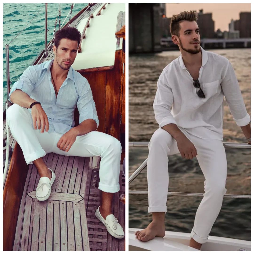 男士夏天亚麻,为什么有钱人都喜欢穿棉麻