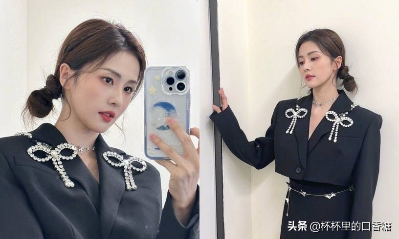 明星编发杨紫热巴,迪丽热巴杨紫同款头发编发