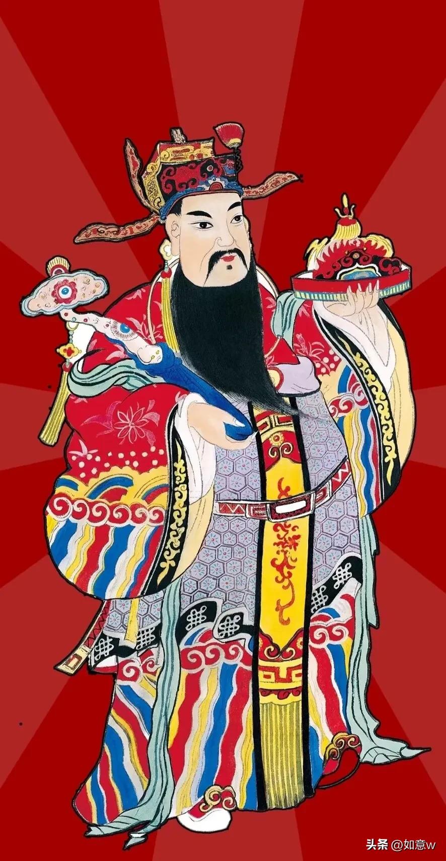 2023财神爷壁纸高清图文,2023年财神爷手机壁纸暴富图文