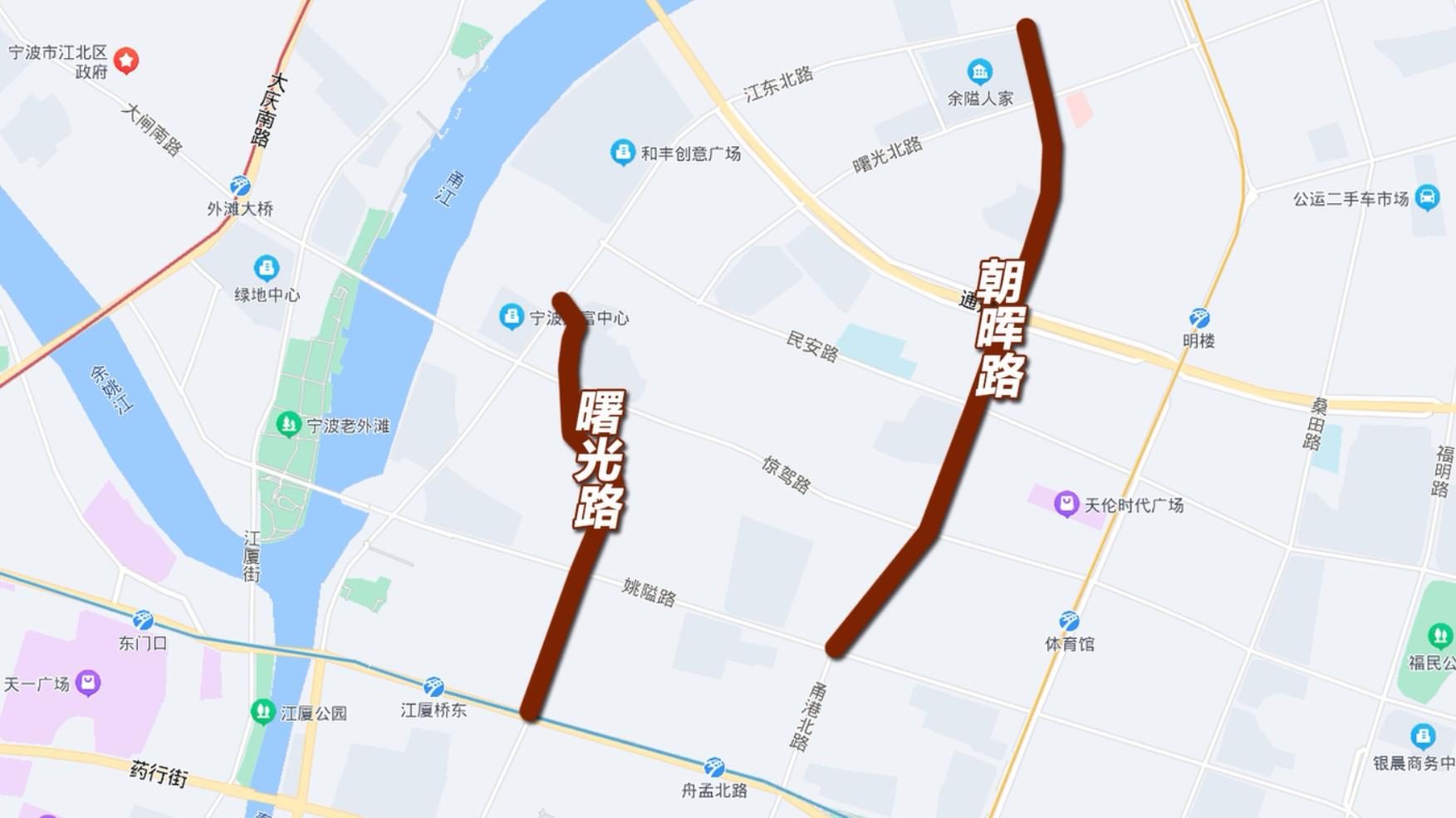 来到宁波海晏北路，今天换个聊法，一起找找宁波那些“兄弟”路名