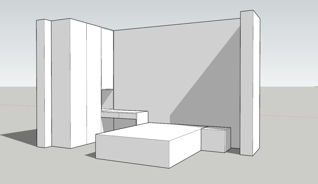 床头柜挡衣柜的3种解决方案,床头柜挡着衣柜门怎么后期补救