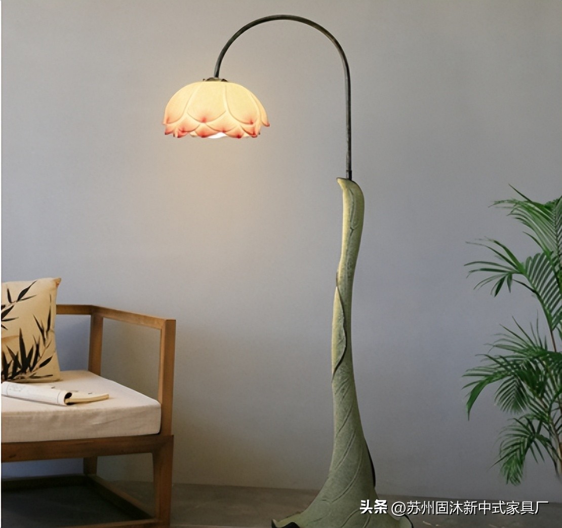 原木家具新中式空间,小户型全套原木家具风格