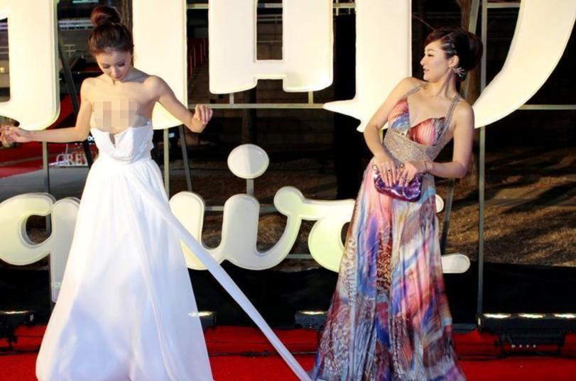 明星红毯假摔事件,明星红毯假摔倒抢镜